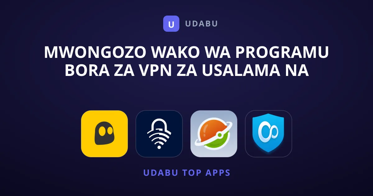 Mwongozo Wako wa Programu Bora za VPN za Usalama na Fasihi
